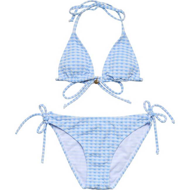 Seaside Gingham Teen Triangle Bikini