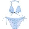 Seaside Gingham Teen Triangle Bikini - Two Pieces - 1 - thumbnail