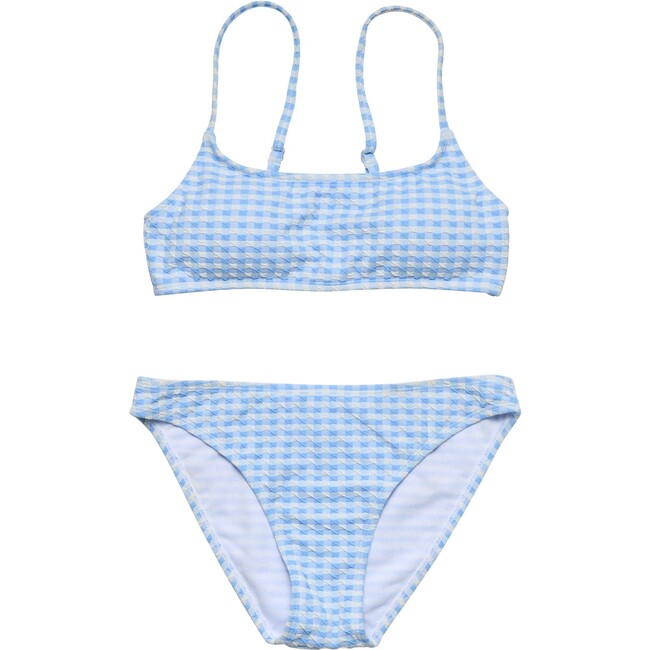 Seaside Gingham Teen Crop Bikini