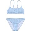 Seaside Gingham Teen Crop Bikini - Two Pieces - 1 - thumbnail