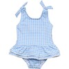 Seaside Gingham Skirt Swimsuit - One Pieces - 1 - thumbnail
