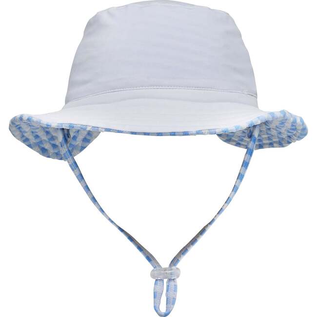Seaside Gingham Reversible Bucket Hat - Sun Hats - 3