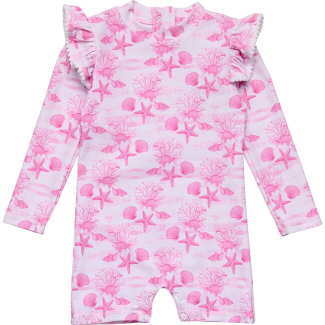Pink Lagoon LS Sunsuit