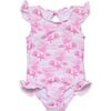 Pink Lagoon Frill Swimsuit - One Pieces - 1 - thumbnail