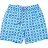 Mens Ocean Grid Swim Short - Swim Trunks - 1 - thumbnail