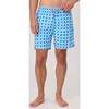 Mens Ocean Grid Swim Short - Swim Trunks - 2 - thumbnail