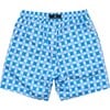 Mens Ocean Grid Swim Short - Swim Trunks - 4 - thumbnail