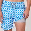 Mens Ocean Grid Swim Short - Swim Trunks - 5 - thumbnail