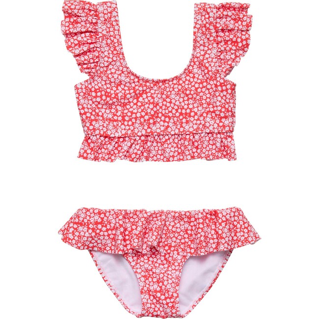 Ditsy Bloom Frilled Crop Bikini