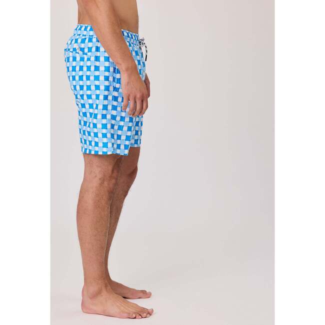 Mens Ocean Grid Swim Short - Swim Trunks - 6
