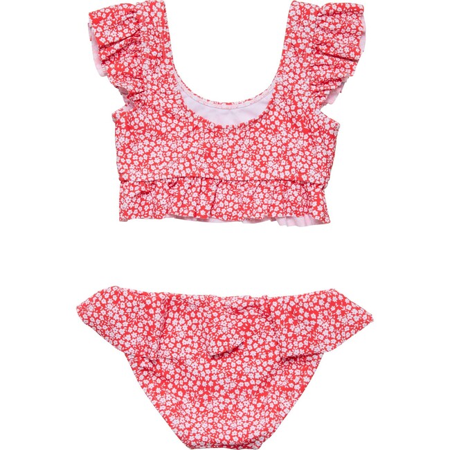 Ditsy Bloom Frilled Crop Bikini