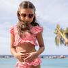 Ditsy Bloom Frilled Crop Bikini - Two Pieces - 3