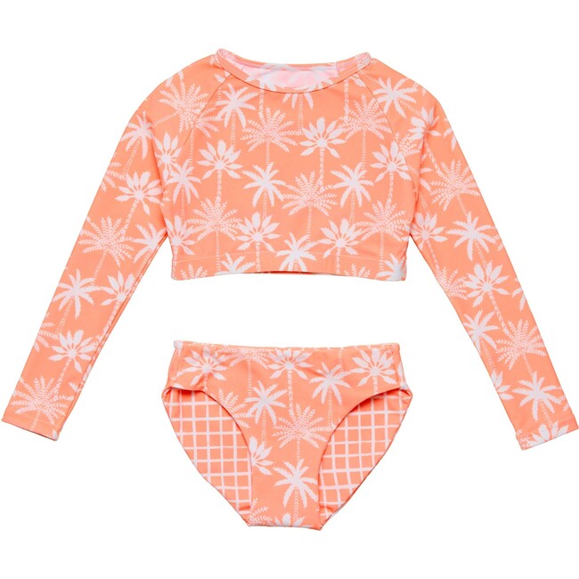 Cali Palms Recycled Crop LS Rash Set