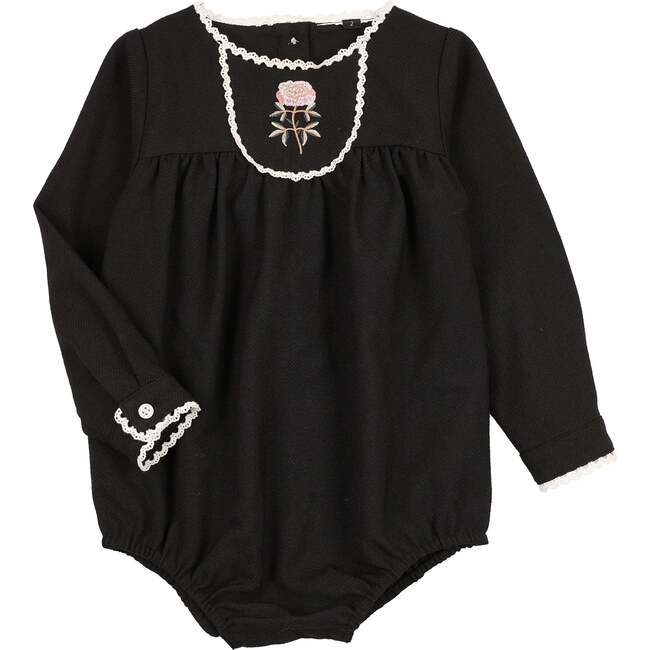 Dhalia Romper, Black