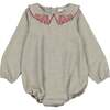 Holland Romper, Grey - Rompers - 1 - thumbnail