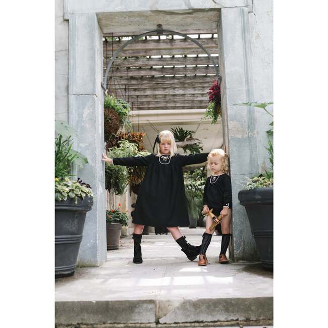 Dhalia Romper, Black - Rompers - 3