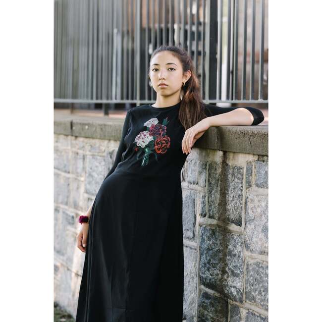 Morgan Dress Teen, Black