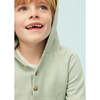 Hoodie, Pale Green - Sweaters - 3 - thumbnail