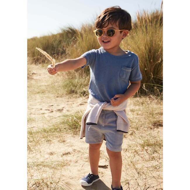 Linen Cotton T-Shirt, Off White - T-Shirts - 4