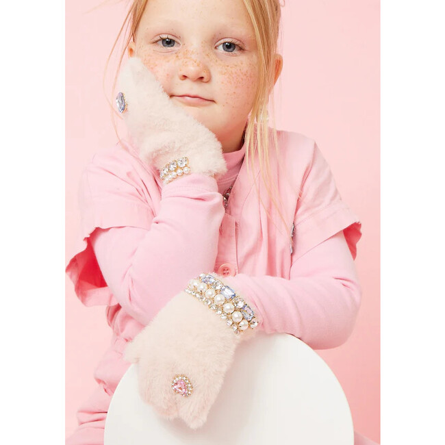 Cotton Candy Jeweled Gloves - Gloves - 3