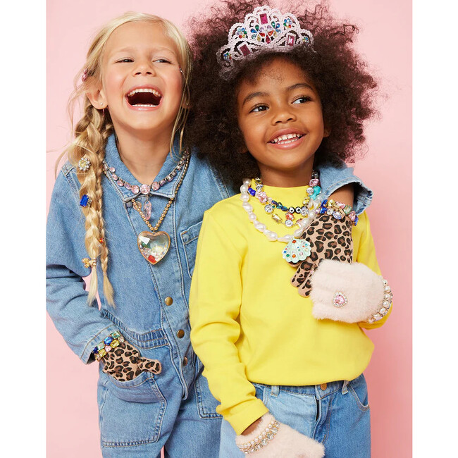 Cotton Candy Jeweled Gloves - Gloves - 4