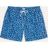 Men's Swim Shorts, Blue Puffer fish - Swim Trunks - 1 - thumbnail