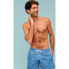 Men's Swim Shorts, Blue Puffer fish - Swim Trunks - 3 - thumbnail