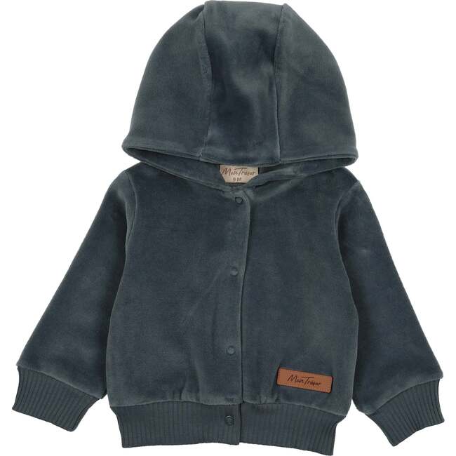 MT Hoodie Cardigan, Midnight Blue