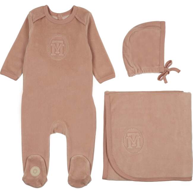 MT Embossed Layette Set, Blush