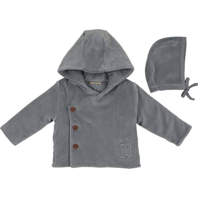 MT Embossed Jacket & Hat Set, Ocean Blue