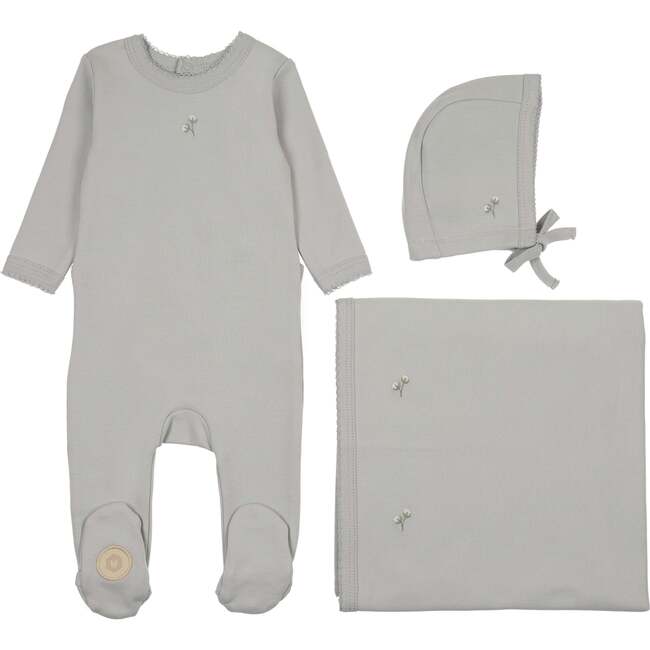 Blooming Boys Layette Set, Blue Dawn