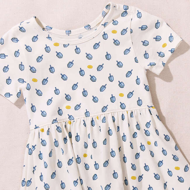 Sunny Dress, Tossed Dreidels - Dresses - 3