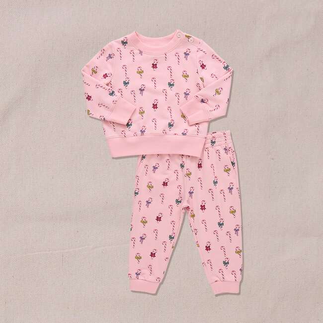 Baby Jax Jogger Set, Mini Candy Cane