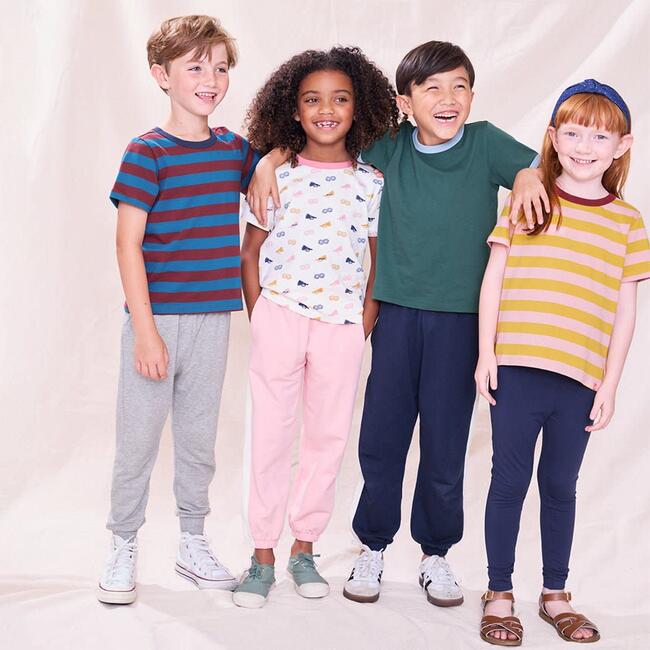 Adventure Shirt, Pink and Yellow Stripe