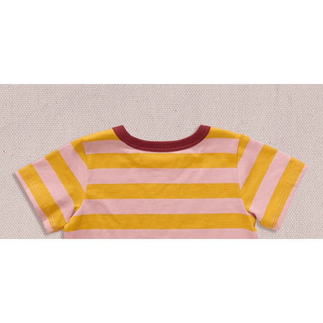 Adventure Shirt, Pink and Yellow Stripe - T-Shirts - 4