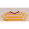 Adventure Shirt, Pink and Yellow Stripe - T-Shirts - 4 - thumbnail
