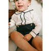 Shepherd Button On, Winter Ivory & Midnight Navy - Rompers - 3 - thumbnail