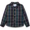 Nelson Button Down, Navy Tartan - Button Downs - 1 - thumbnail