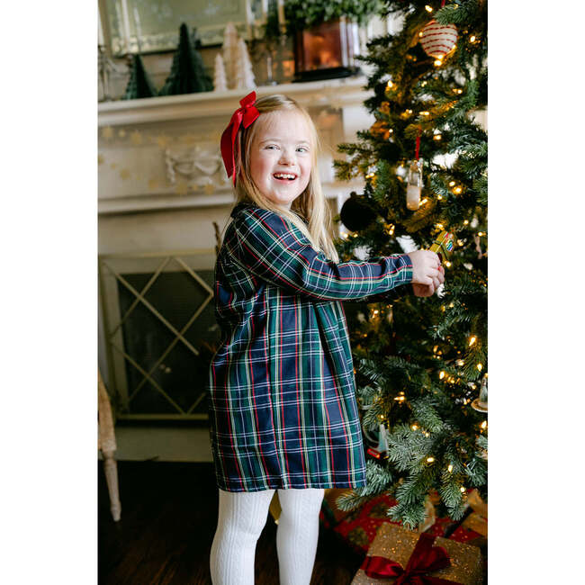 Parks Dress, Navy Tartan - Dresses - 5