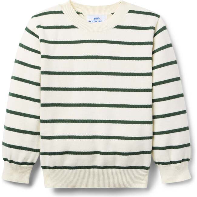 Fletcher Sweater, Green Stripe