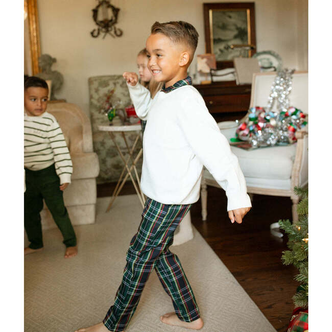 Bennett Pant, Navy Tartan