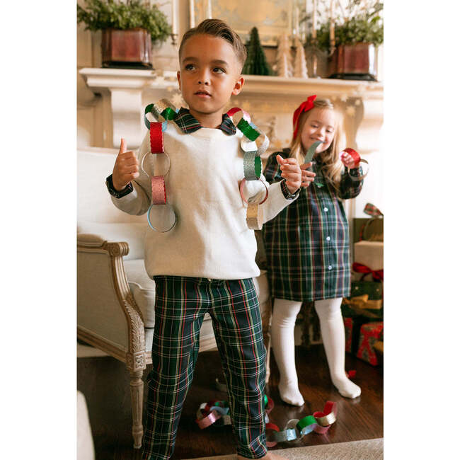 Bennett Pant, Navy Tartan