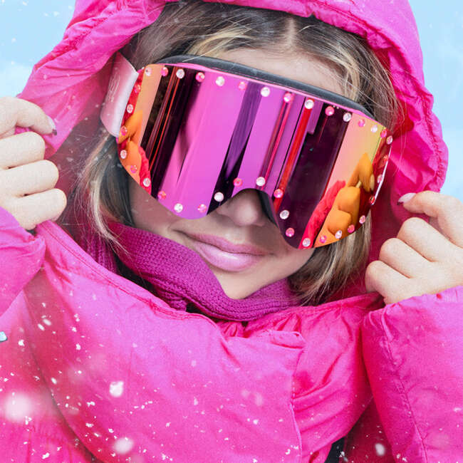 Shining Pink Kids Ski Goggles - Ski Goggles - 5