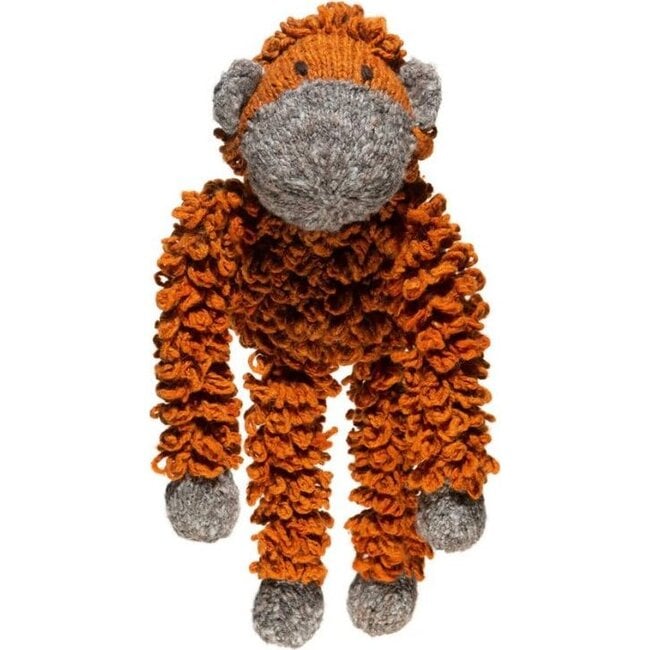 Wool Knit Buddy, Opal The Orangutan - Plush - 3