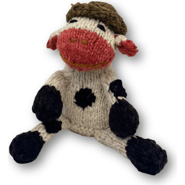 Wool Knit Buddy, Willa The Cow - Plush - 3