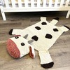Organic Wool Play Mat + Nursery Rug, Cow - Playmats - 1 - thumbnail