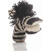 Organic Wool Knit Hand Puppet, Zachary The Zebra - Plush - 2 - thumbnail