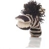 Organic Wool Knit Hand Puppet, Zachary The Zebra - Plush - 4 - thumbnail