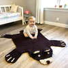Organic Wool Play Mat + Nursery Rug, Brown Bear - Playmats - 5