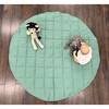 Organic Play Mat, Round, Basil Green Basil Green - Playmats - 4